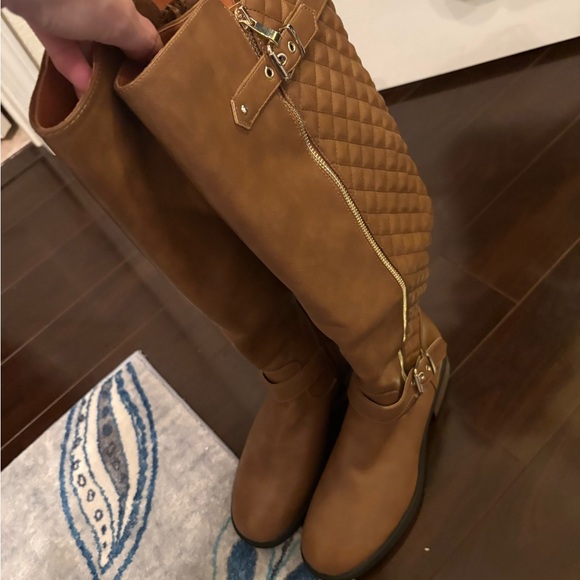 Dream Pairs Tan Over the Knee Boots - Picture 2 of 3